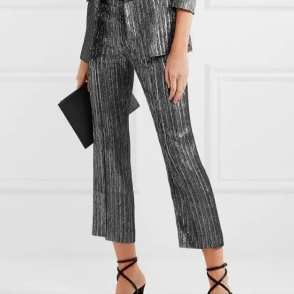 Isabel Marant silver and black pants size 6